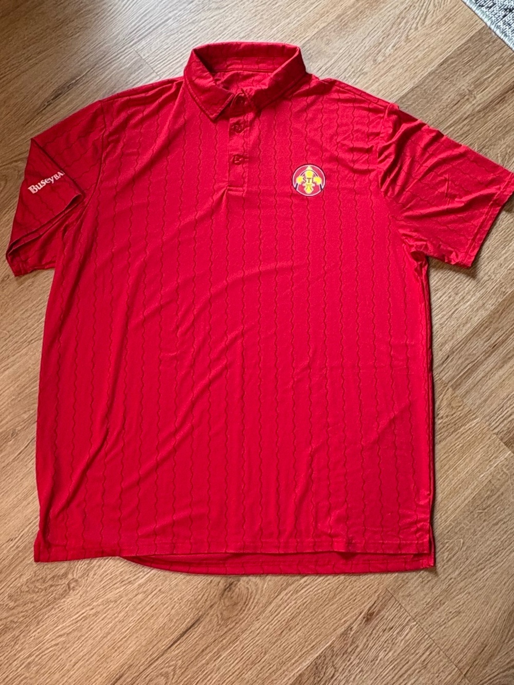 STL Red Men's Polo Shirt